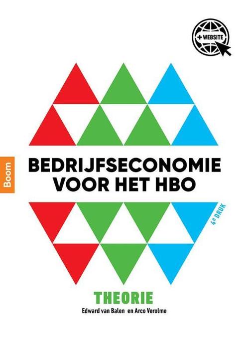 Bedrijfseconomie voor het hbo 9789024408597 Arco Verolme, Boeken, Economie, Management en Marketing, Gelezen, Verzenden
