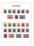 België 1914/1920 - volledig , de bezettingszegels op de davo