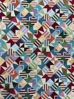 3 x 2,80 m. Tessuto gobelin jacquard decoro astratto, Antiek en Kunst, Antiek | Tapijten, Tafelkleden en Textiel