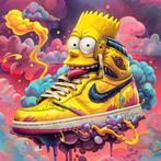 Thirteen - Nike Jordan by Bart Simpson, Antiek en Kunst