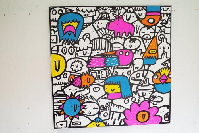 Kev Munday - Counter Culture, Antiek en Kunst, Kunst | Schilderijen | Modern