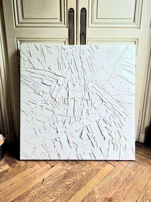 Bruno Cantais - Downtown - Le Soulages blanc - XL, Antiek en Kunst, Kunst | Schilderijen | Modern