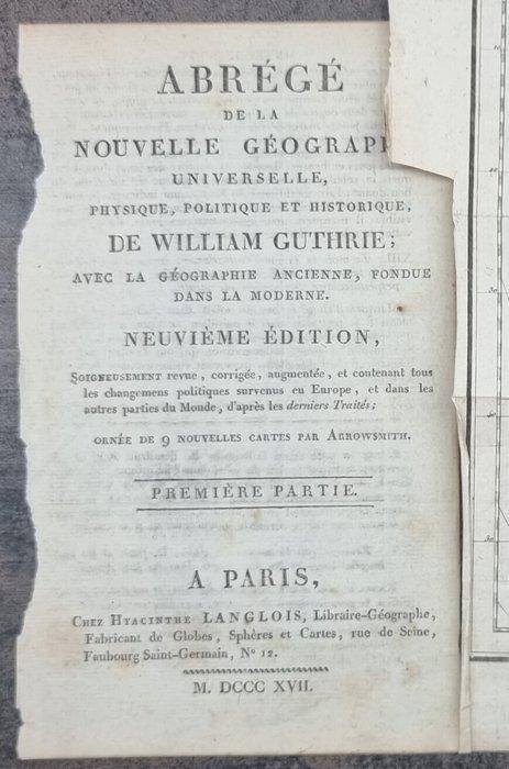Frankrijk - Amerika; William Guthrie (1708-1770) - America, Boeken, Atlassen en Landkaarten