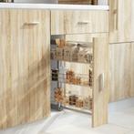 vidaXL Draadmand uittrekbaar 3-laags 47x15,5x55,5 cm, Huis en Inrichting, Verzenden, Nieuw