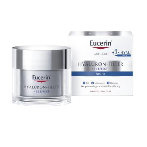 Eucerin Hyaluron-Filler 3x Effect Nachtcrème 50ml, Bijoux, Sacs & Beauté, Beauté | Soins du visage, Envoi