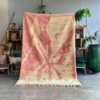 Tan Abstract Marokkaans Berber Boujad-tapijt - Hedendaags, Huis en Inrichting, Nieuw