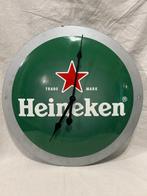 Enseigne en émail - bord en émail klok Heineken - Émail