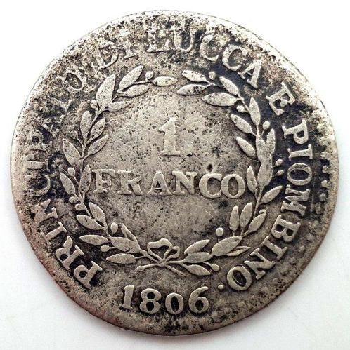 Italie, Principauté de Lucques et Piombino Elisa Bonaparte &, Postzegels en Munten, Munten | Europa | Niet-Euromunten