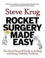Rocket Surgery Made Easy 9780321657299 Krug Steve, Verzenden, Krug Steve