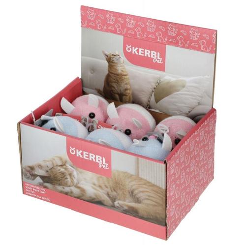 Shakin jolly badstof muis, 7 cm met opwindmechanisme - kerbl, Dieren en Toebehoren, Katten-accessoires, Nieuw