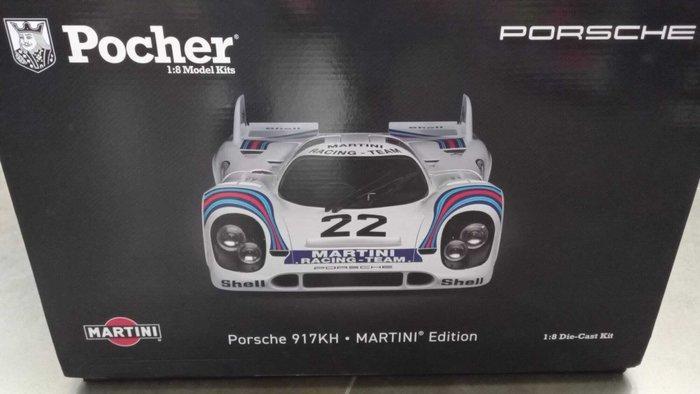 Pocher 1:8 - Modelauto - Pocher Porsche 917KH Martini, Hobby en Vrije tijd, Modelauto's | 1:5 tot 1:12