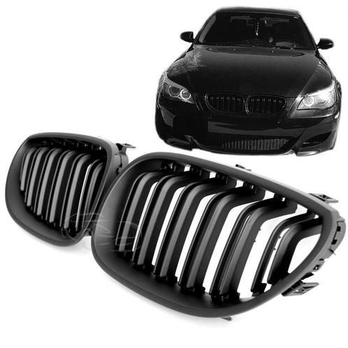 Sportieve Grille geschikt voor BMW 5-Serie E60 en E61 dubbel, Auto diversen, Auto-accessoires, Verzenden