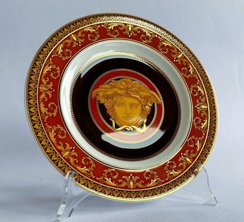 Rosenthal - Kom - Rosenthal Versace ‘Medusa’ Plate -, Antiek en Kunst, Antiek | Glaswerk en Kristal