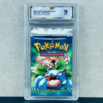 Pokémon Graded card - 1st Edition Dutch Base Set Graded beschikbaar voor biedingen