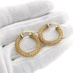 Gouden oorringen | Ø 23,6 mm (oorbellen, kliksluiting), Handtassen en Accessoires, Oorbellen, Ophalen of Verzenden, Gebruikt, Overige kleuren