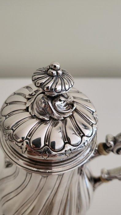 Theepot - .950 zilver - Zilveren theepot, Antiek en Kunst, Antiek | Zilver en Goud