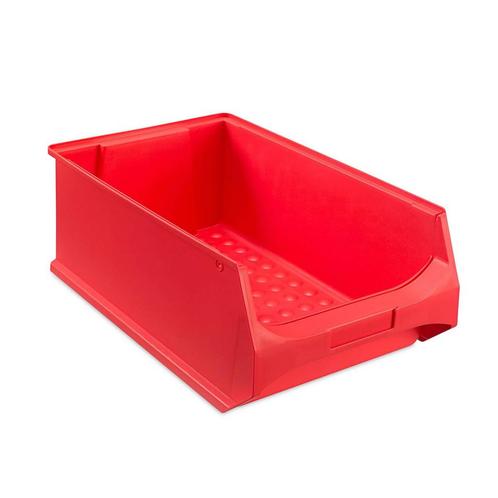 Magazijnbak Kunststof 500x300x200 mm Rood Nieuw, Zakelijke goederen, Kantoor en Winkelinrichting | Magazijn, Stelling en Opslag