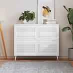vidaXL Kastdeuren met lamellen 4 st 39,5x59,4 cm grenenhout, Doe-het-zelf en Bouw, Verzenden, Nieuw
