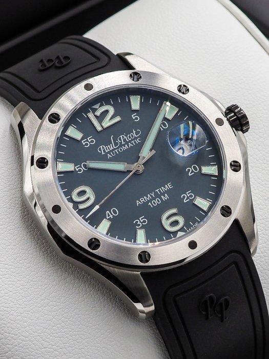 Paul Picot - Army Time - Zonder Minimumprijs - BRAND NEW *, Handtassen en Accessoires, Horloges | Heren