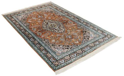 Originele Kasjmierzijde tapijt - Vloerkleed - 196 cm - 129, Huis en Inrichting, Stoffering | Tapijten en Vloerkleden