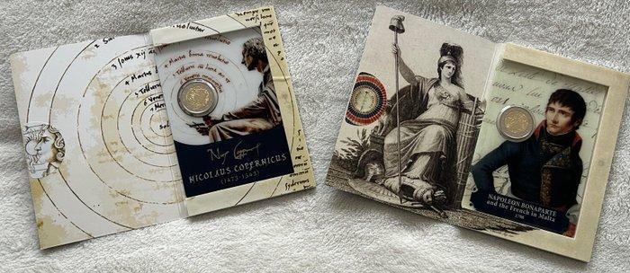 Malta. 2 Euro 2023 2 x coincards (Zonder Minimumprijs), Timbres & Monnaies, Monnaies | Europe | Monnaies euro