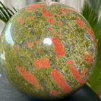 unakiet Fine Unakite Sphere - Hoogte: 13.34 cm - Breedte:
