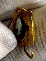 Oud-Romeins, Keizerrijk Geel goud Broche - Cameo-Dutch