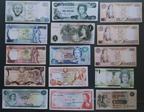 Wereld. - 15 banknotes - Various Dates  (Zonder, Postzegels en Munten, Munten | Nederland