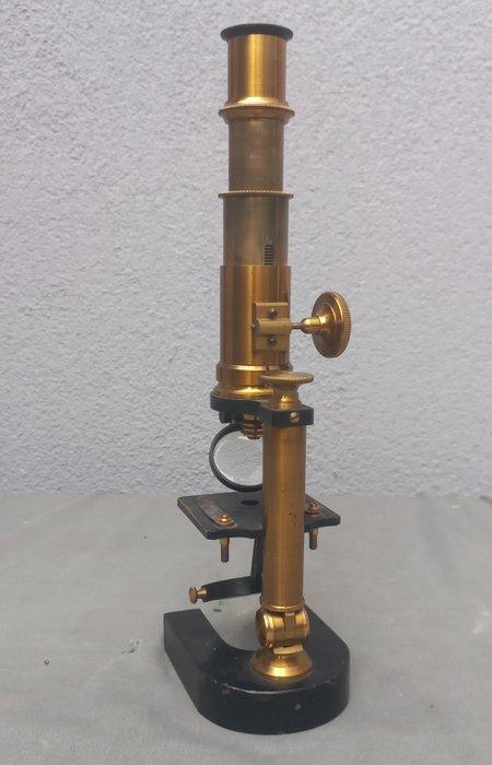 Simple microscope - Antieke koperen spiegel microscoop -, Verzamelen, Foto-apparatuur en Filmapparatuur