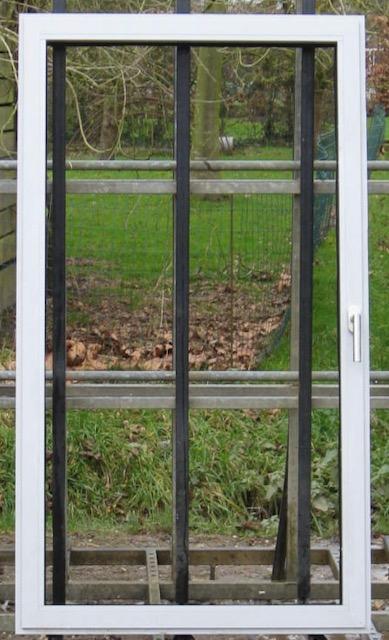 steellook aluminium raam, chassis , venster 90 x 160, Doe-het-zelf en Bouw, Raamkozijnen en Schuifdeuren, Inclusief glas, Nieuw