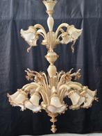 Lustre - café latte - Verre de Murano - 16 luminaires / 2, Antiquités & Art