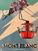 Monsieur Z - Affiche de Tourisme Le Télécabine - Mont Blanc