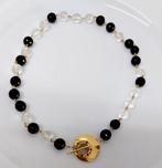 Collier - 19,2 carats Or jaune - Quartz et Onyx, Handtassen en Accessoires, Kettingen, Nieuw