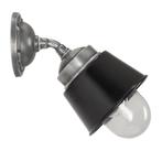 Stal- & Boerderijlampen Wandlamp Kostas 45 Zwart, Verzenden, Nieuw