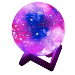 2dekans | Maanlamp - 15 CM - Paars - 18x15x15 cm, Ophalen of Verzenden, Nieuw