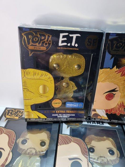 Funko - Funko Pop Lot 8x Funko Pop Pins E.T. / Star Wars /, Antiek en Kunst, Antiek | Speelgoed