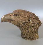 Statuette, Grote levensechte kop van een roofvogel - 16.5 cm