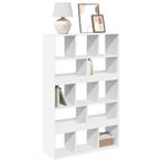 vidaXL Boekenkast 100x33x156,5 cm bewerkt hout wit, Huis en Inrichting, Kasten | Boekenkasten, Verzenden, Nieuw