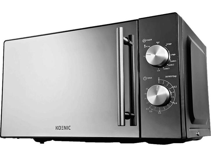 Koenic -  Microgolfoven Met Grill (kmw 2221 B) - Zwart, Elektronische apparatuur, Microgolfovens, Minder dan 45 cm, Draaiplateau
