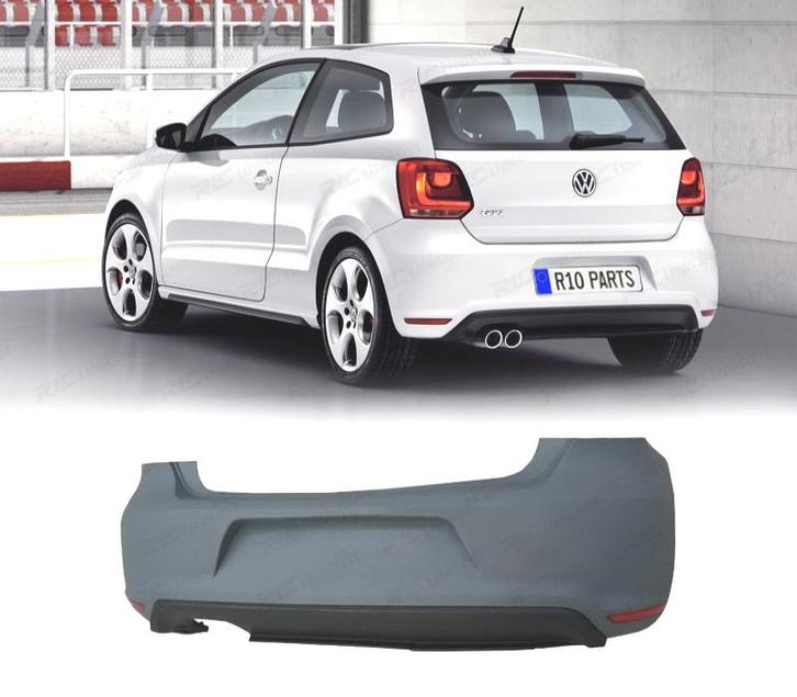 PARE-CHOCS ARRIÈRE VOLKSWAGEN VW POLO 14- LOOK GTI, Autos : Pièces & Accessoires, Carrosserie & Tôlerie, Envoi