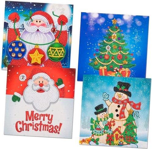 Tweedekans | Rubye® Diamond Painting Kerstkaarten - Diamond, Diversen, Kerst, Ophalen of Verzenden