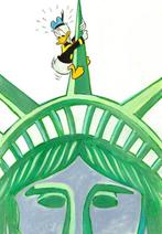 Tony Fernandez - Donald Duck Embracing the Statue of Liberty
