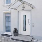 vidaXL Voordeur 108x200 cm PVC wit, Doe-het-zelf en Bouw, Verzenden, Nieuw