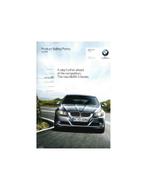 2008 BMW 3 SERIE PRODUCT BEARGUMENTATIE BROCHURE ENGELS, Nieuw