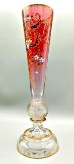 LEGRAS (1839-1916) - Vase - Art Nouveau  Cornet Printemps