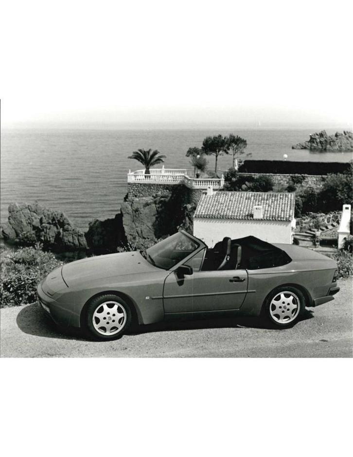 1990 PORSCHE 944 S2 CABRIO PERSFOTO, Boeken, Auto's | Folders en Tijdschriften, Ophalen of Verzenden