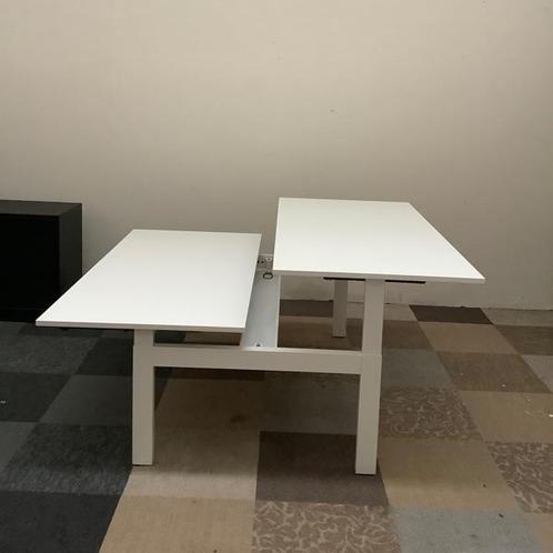 Ahrend Duo slingerbureau werkplek, 2x 160x80 cm, wit, Maison & Meubles, Bureaux, Bureau