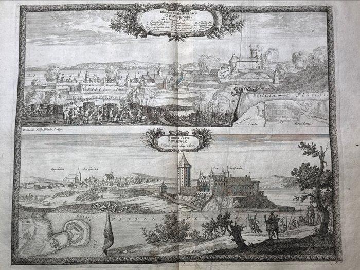 Polen - Uitzichten van Graudenz (GRUDZIADZ) en Kruschwitz, Livres, Atlas & Cartes géographiques