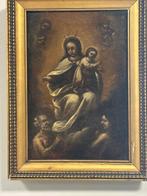 Spaanse school (XVIII) - Virgin of Mount Carmel, intercessor, Antiek en Kunst