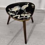 Bijzettafel - Hout, Messing - Vintage bijzettafel